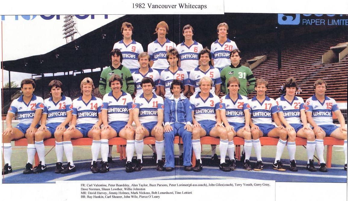 NASL Vancouver Whitecaps Rosters